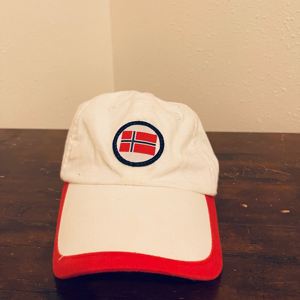 Umbro NORWAY  Flag Adjustable Baseball Cap Excellent Condition! Soccer